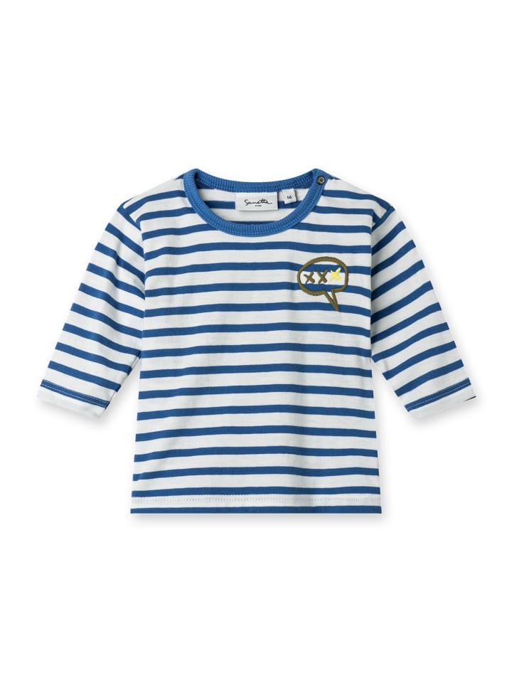 Sanetta Langarmshirt in Blau günstig kaufen