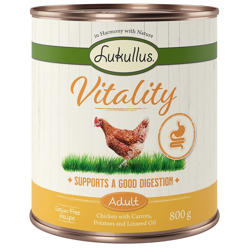 Sparpaket Lukullus Vitality getreidefrei 24 x 800 g