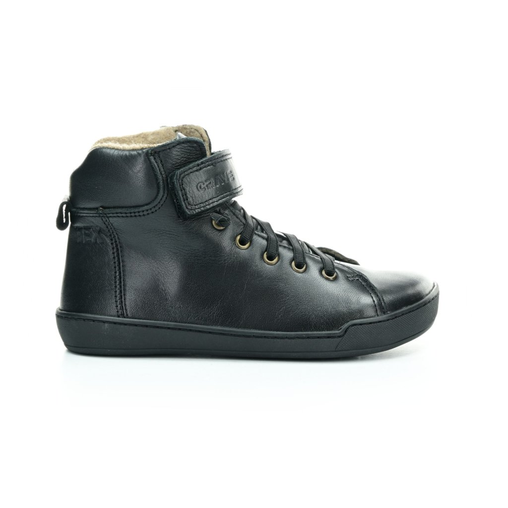 Crave Winfield Schwarze Winter-BarfußSchuhe