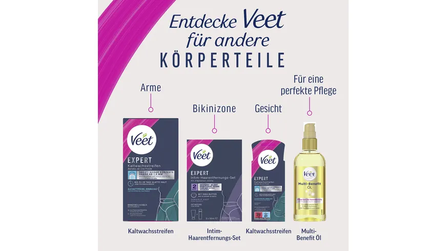 Veet Expert Intim-Haarentfernungs-Set 100 ml