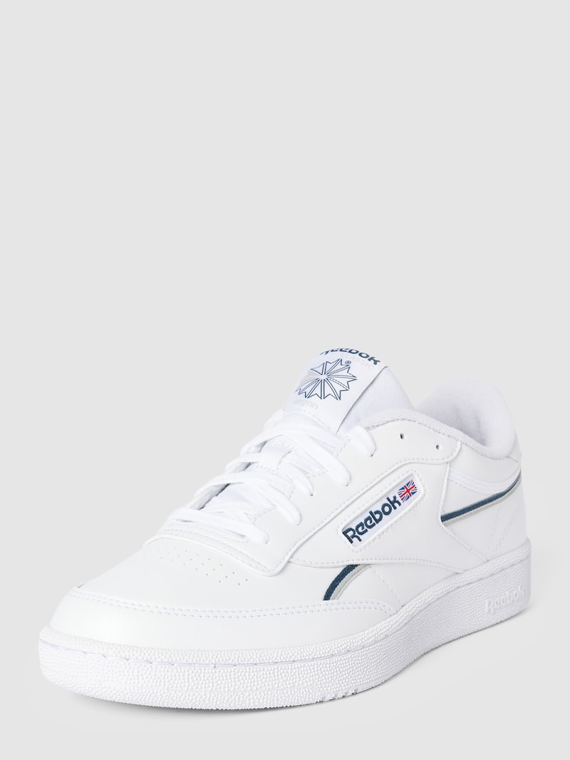 Sneaker mit Label-Detail in weiß