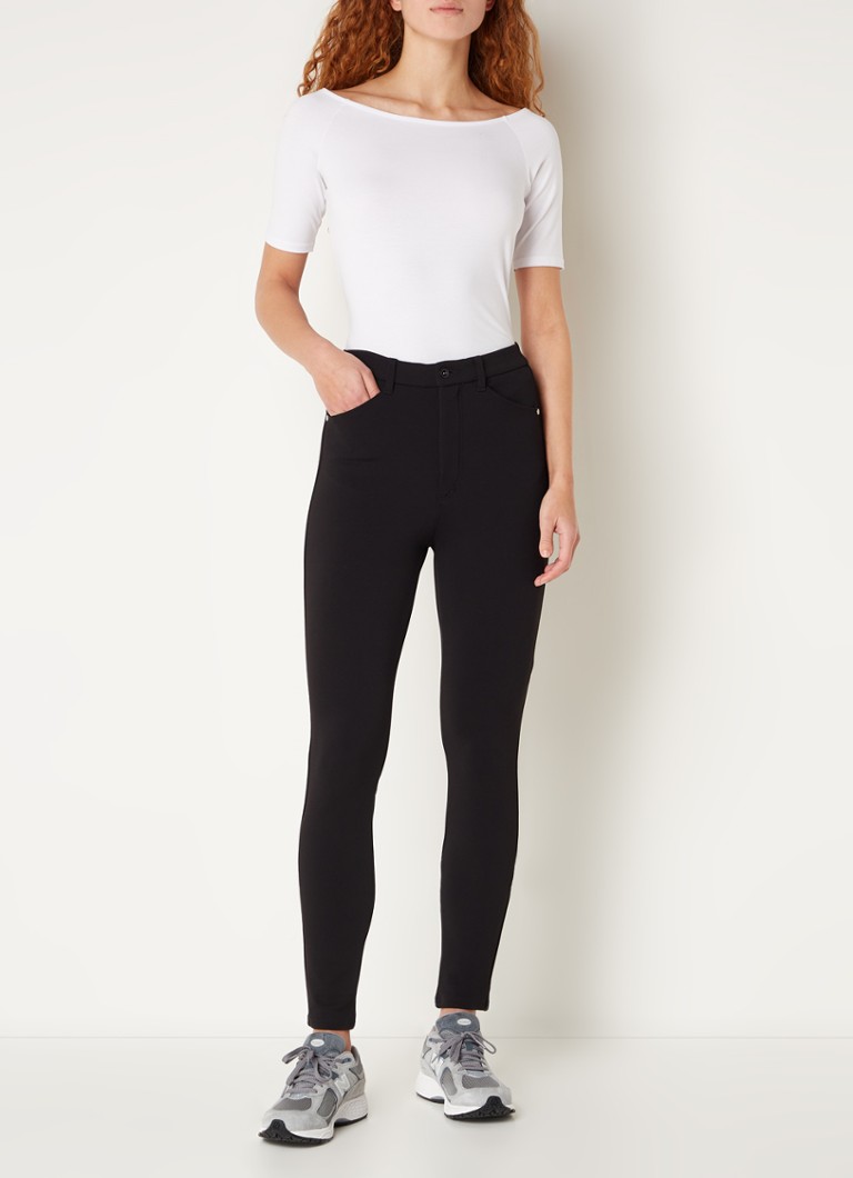 Pantaloni skinny a vita alta Vanilia con tasche laterali