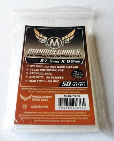 Premium USA Chimera Game Sleeves (50) 57.5 x 89mm (orange) 7078