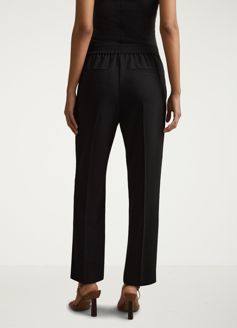 Reiss Remi high waist straight fit track pants with side pockets