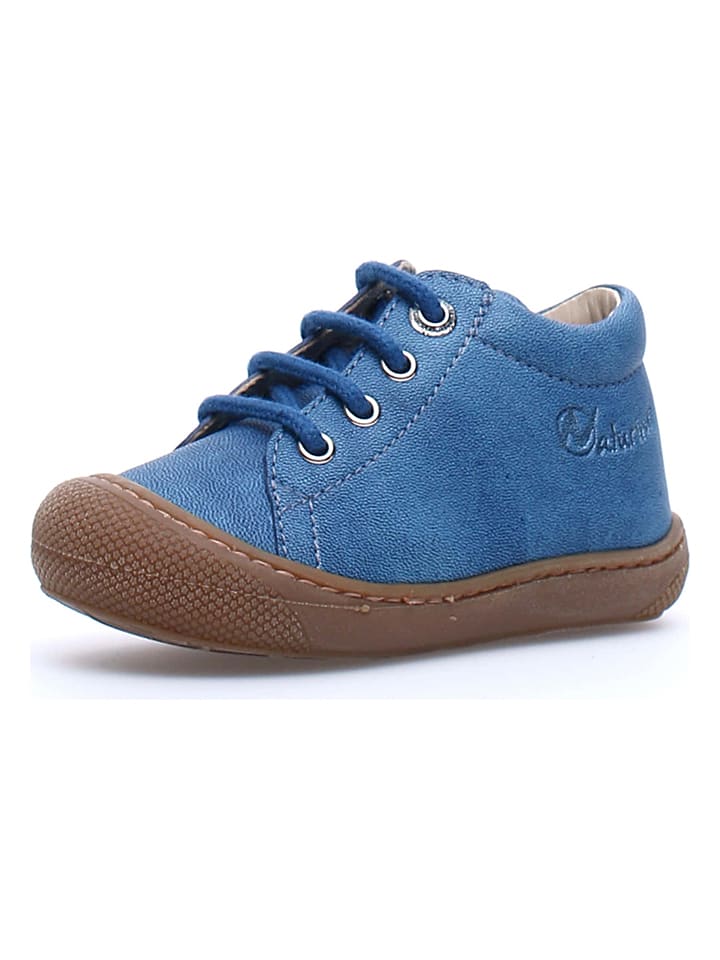 Naturino Leder-Sneakers in Blau günstig kaufen