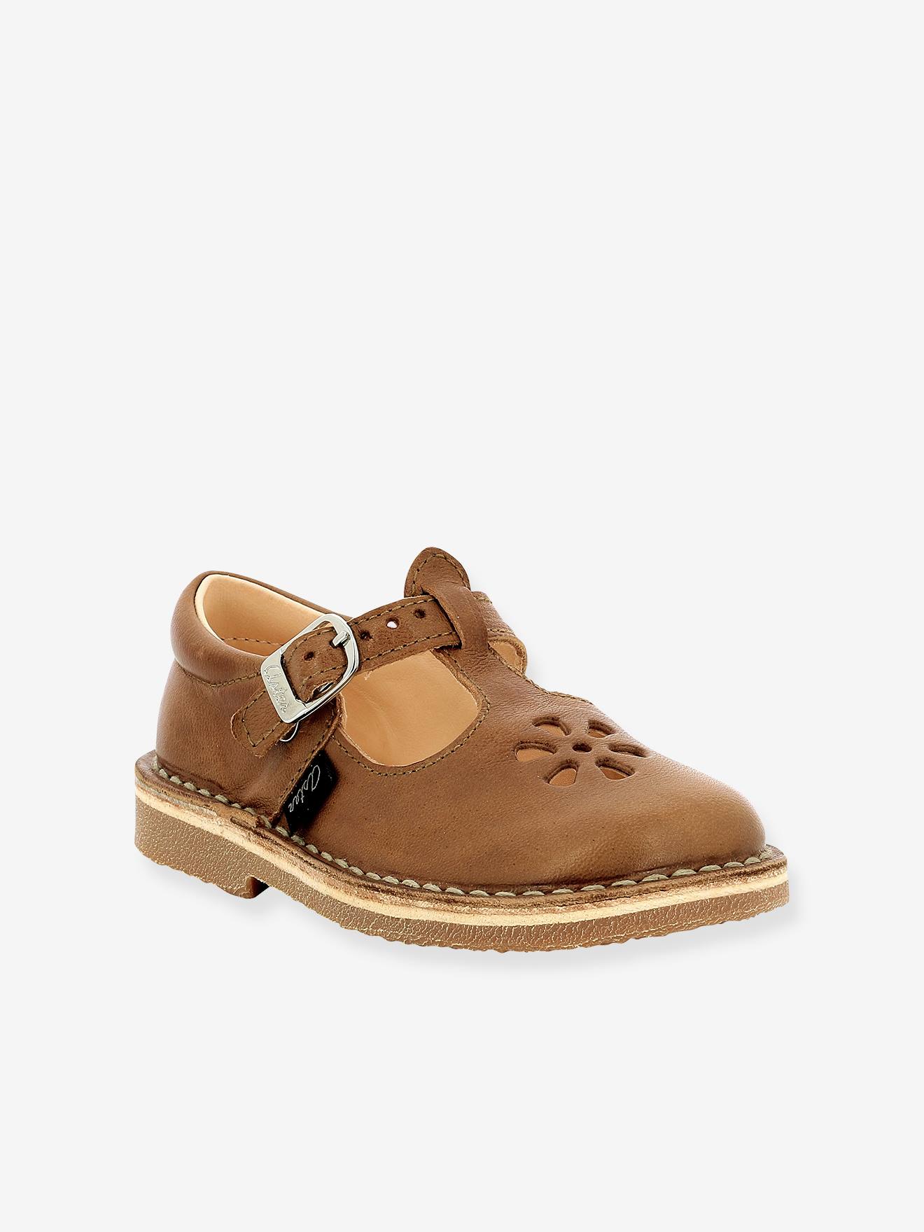 Aster Baby Lauflern-Sandalen DINGO 2 ASTER , pflanzlich gegerbtes Leder - camelfarben