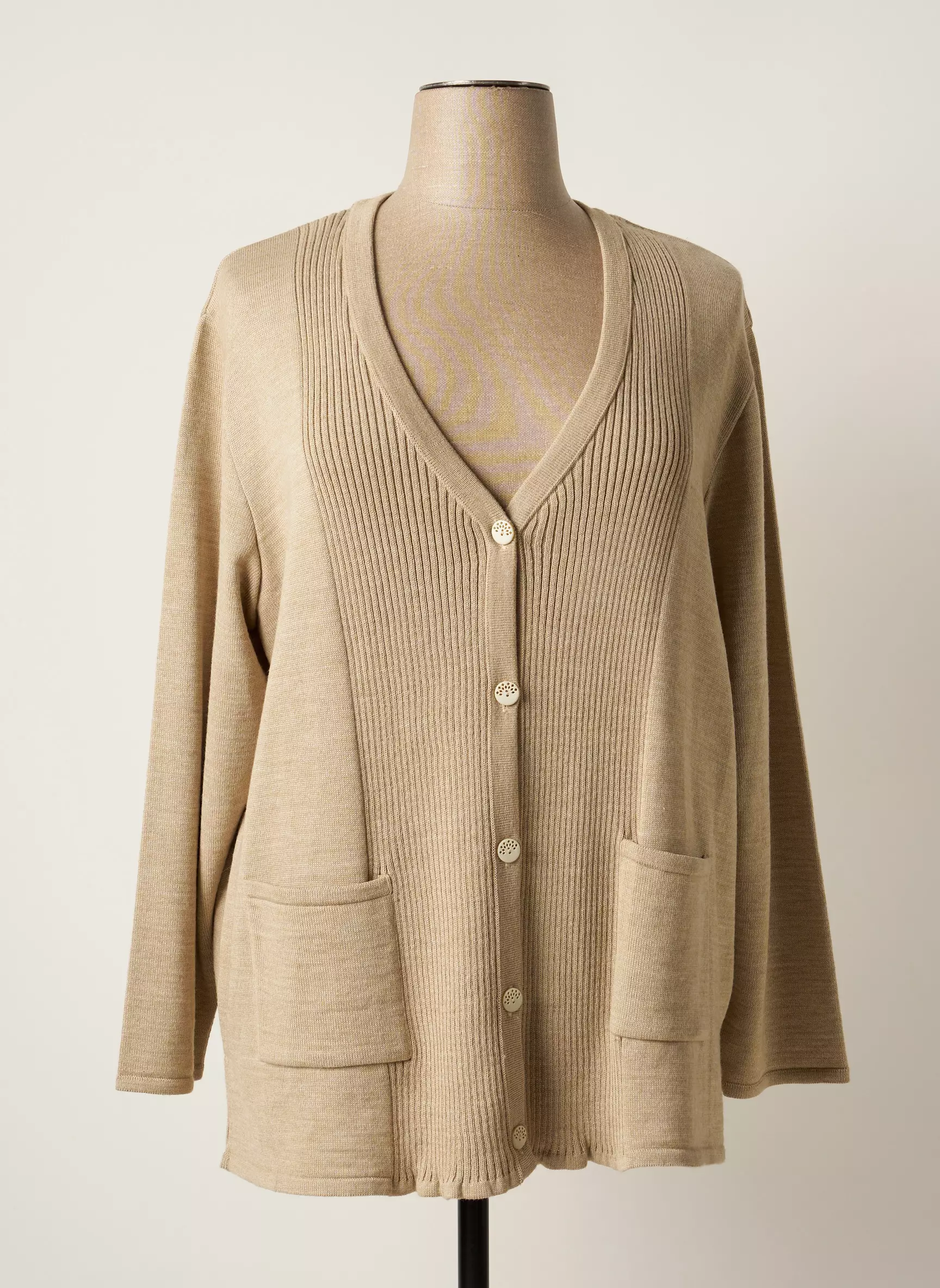 Guy Dubouis Cardigans Femme couleur beige
