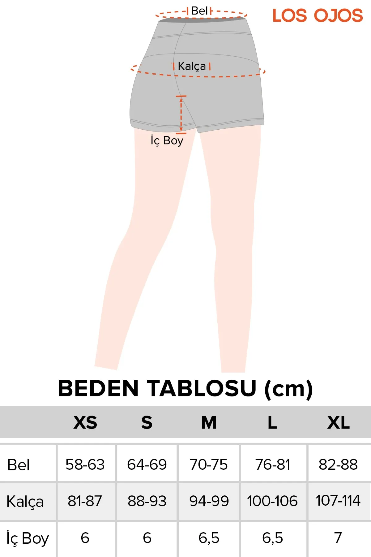LOS OJOS  Damen-Sportshorts mit Taschen, elastischem Bund und Basic-Passform in Flieder