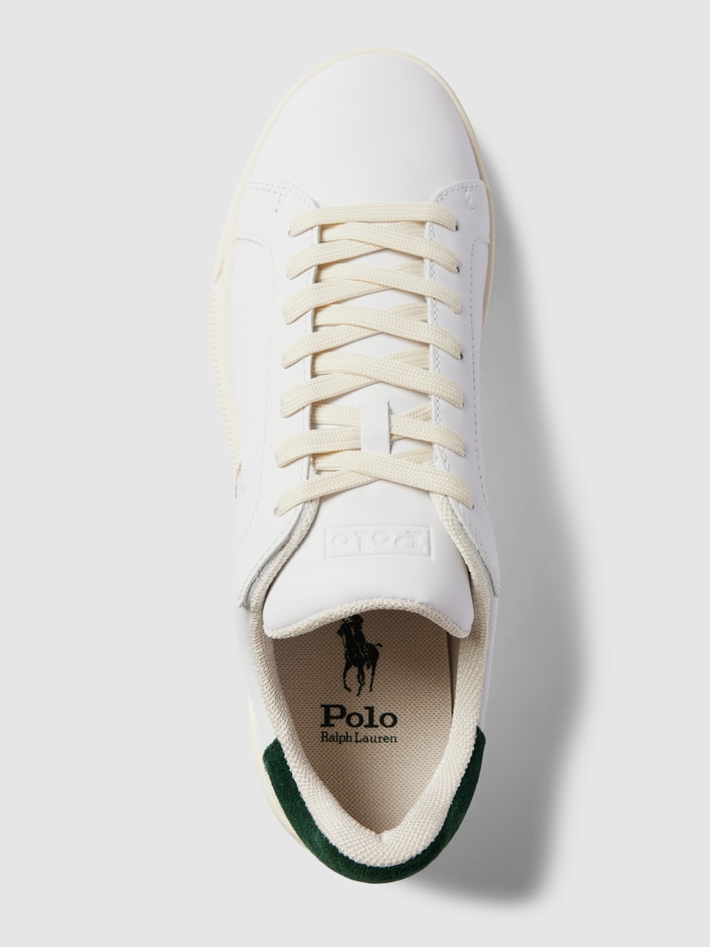 Sneaker aus Leder in weiß