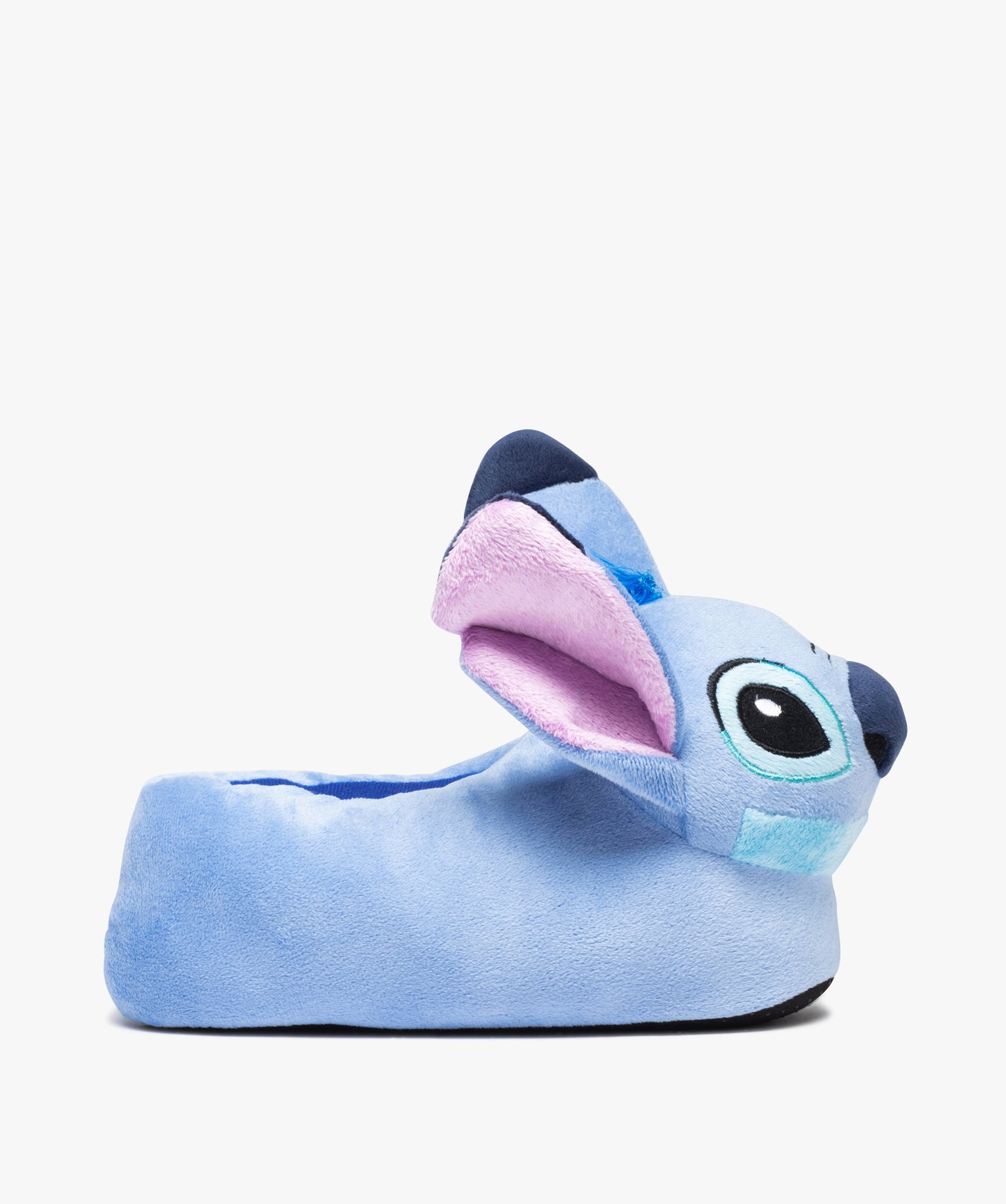 Chaussons fille pantoufle en forme Stitch - DS bleu | GEMO