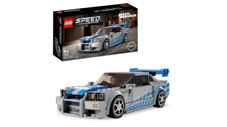 LEGO Speed Champions 76917 2 Fast 2 Furious Nissan Skyline GT-R (R34)