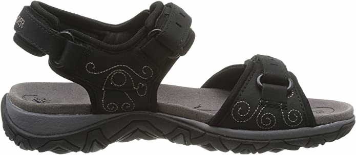 MEPHISTO Komfort Sandalen schwarz