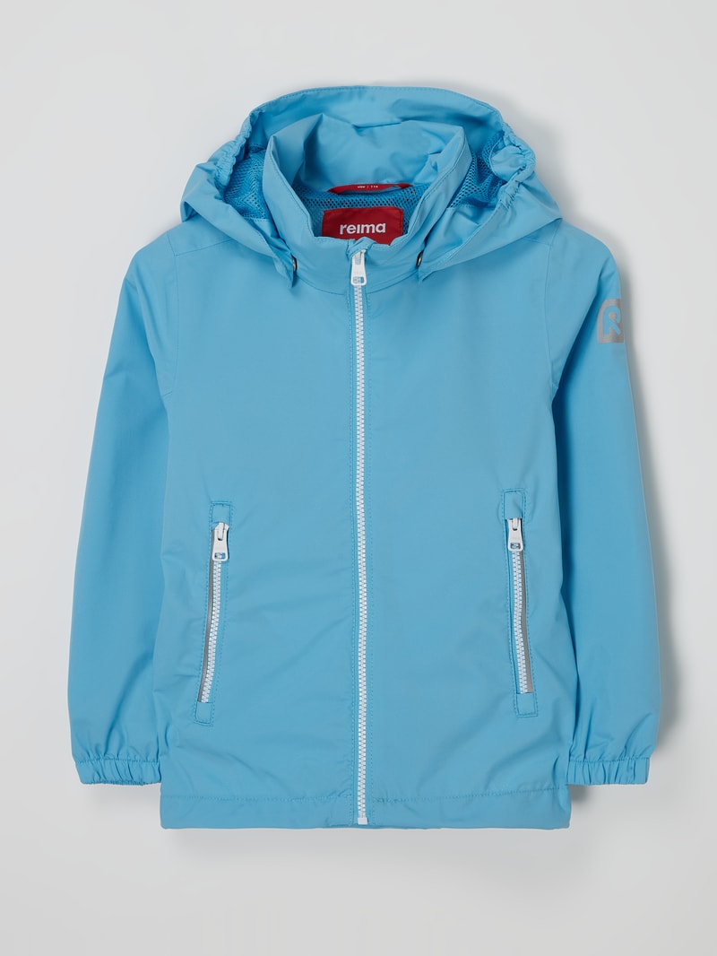 Jacke mit abnehmbarer Kapuze - wasserabweisend in bleu