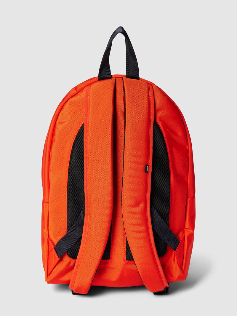 Rucksack mit Label-Applikation Modell 'Catch 2.0' in orange