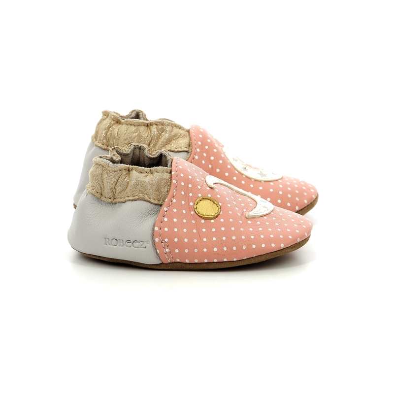 Chaussons cuir tannage vegetal Silently Moon