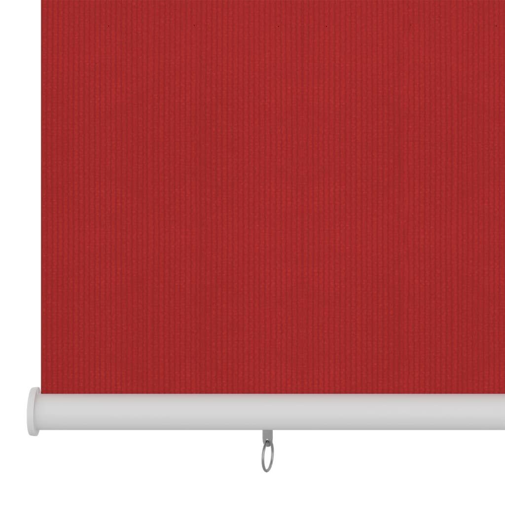 Rollo Außenrollo 60x140 cm Rot HDPE, vidaXL