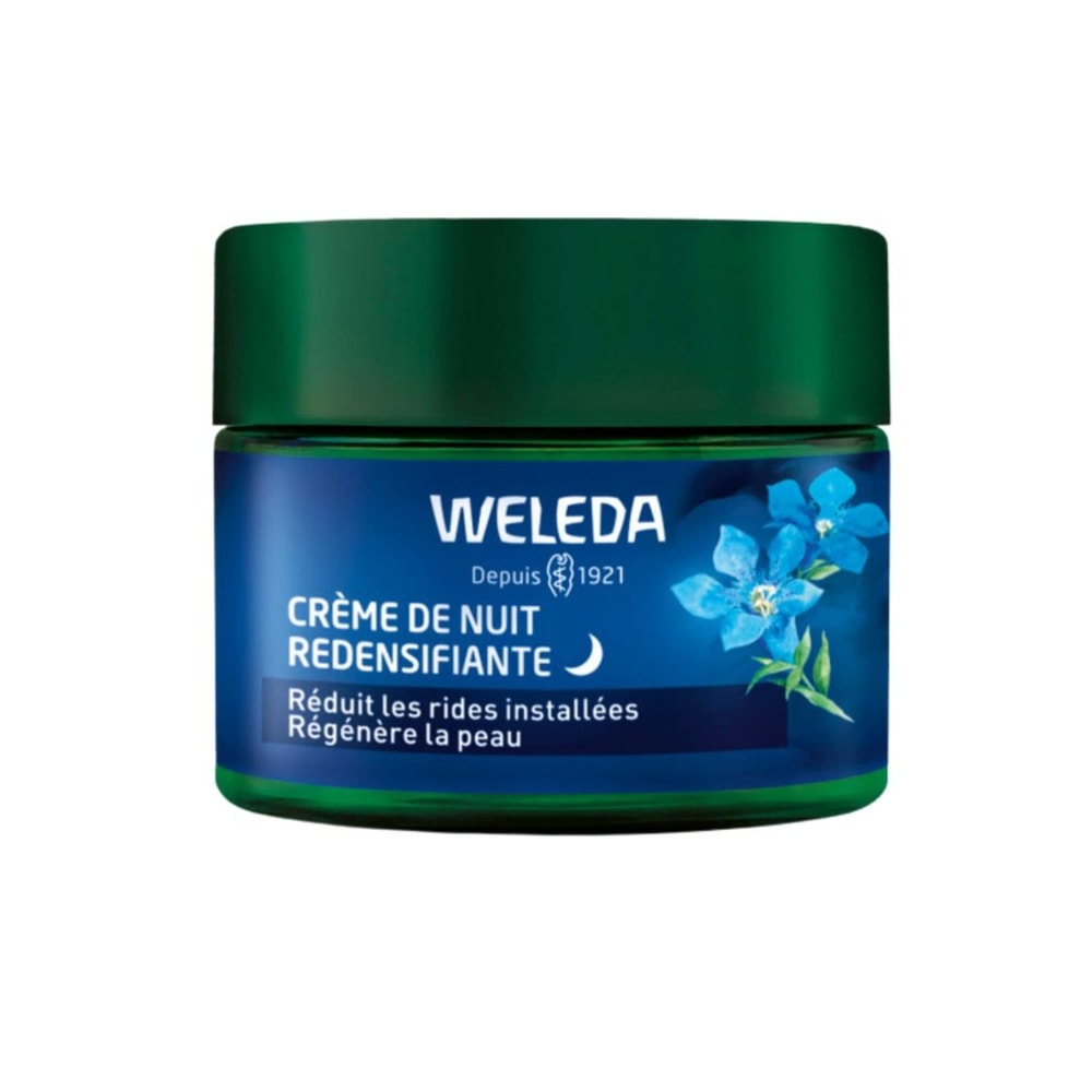 WELEDA Crème de Nuit redensifiante Gentiane Bleue et Edelweiss - 40 ml Soins du visage