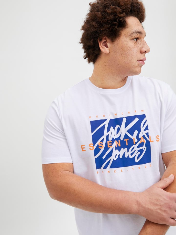 JACK & JONES PLUS T-shirt in Chambray Blue günstig kaufen