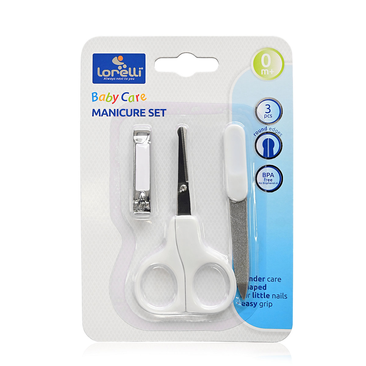Baby Maniküre-Set Nagelpflege 3-teilig Babypflegesets