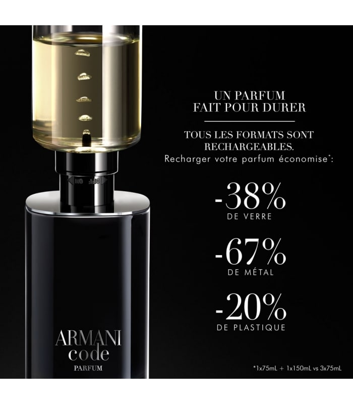 Giorgio Armani-ARMANI CODE HOMME-Parfum Vaporisateur Rechargeable