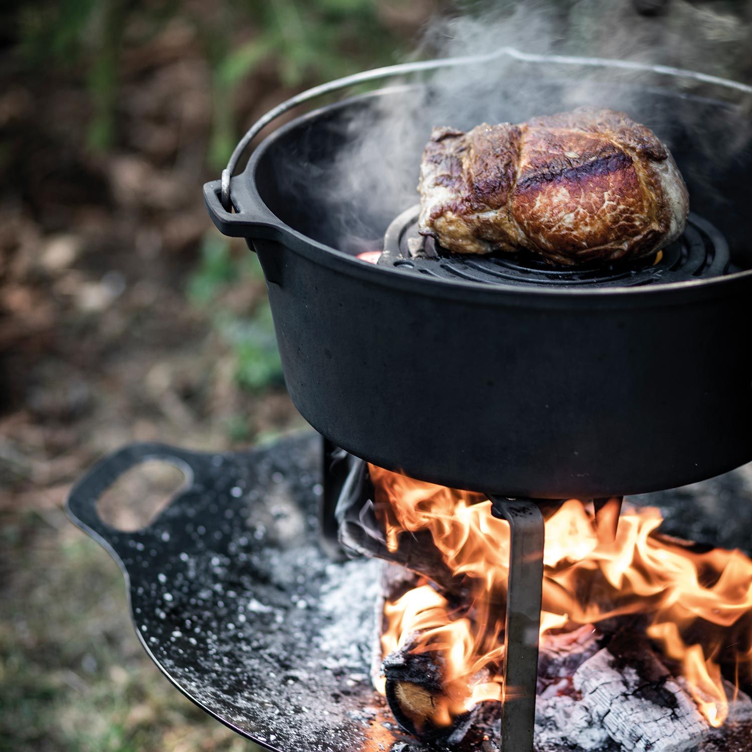 Dutch Oven Feuertopf ohne Standfüße