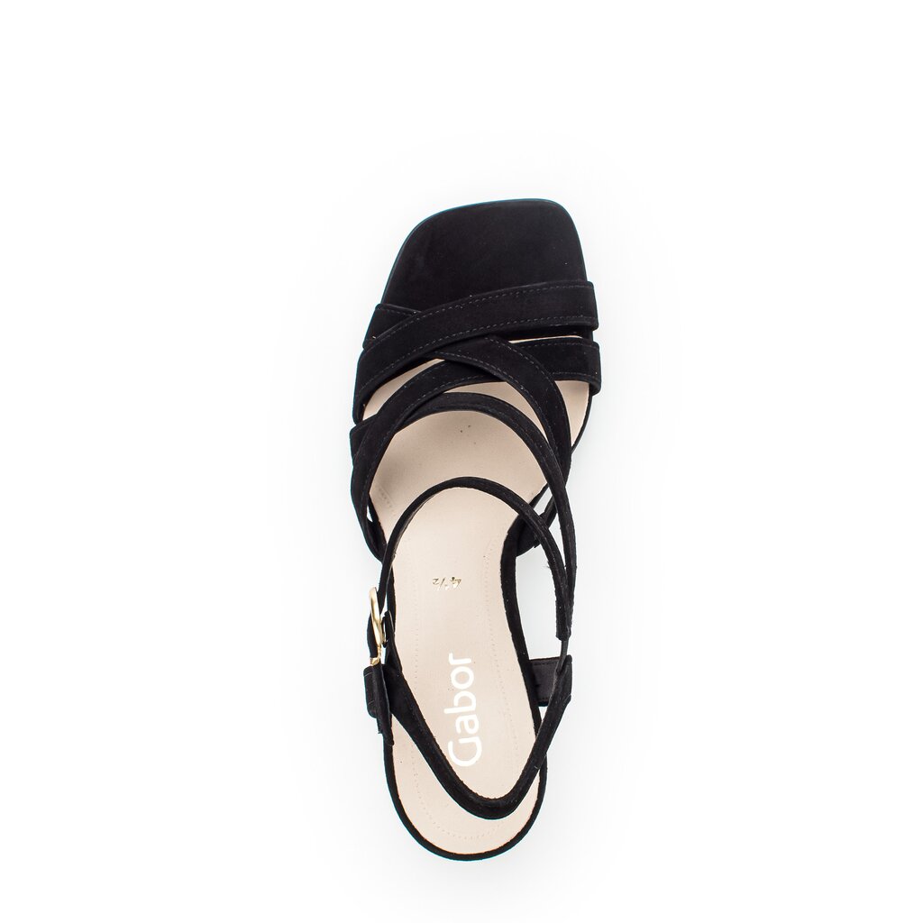 Gabor fashion Riemchensandale schwarz