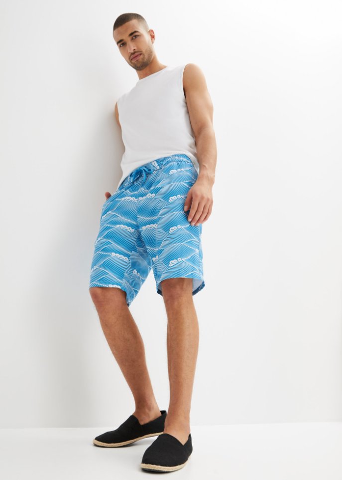 Strand-Shorts aus recyceltem Polyester, Regular Fit