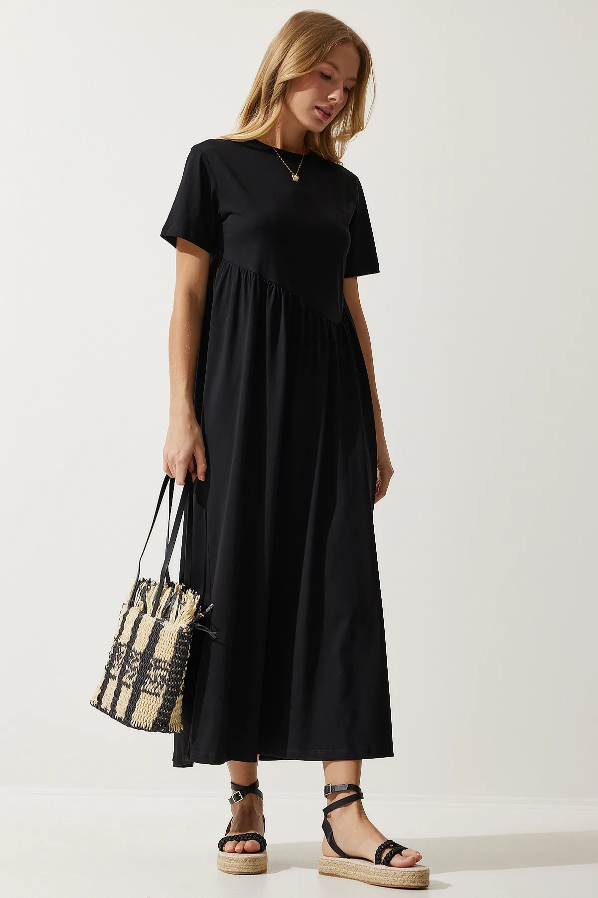 Happiness İstanbul  Kleid - Schwarz - A-Linie