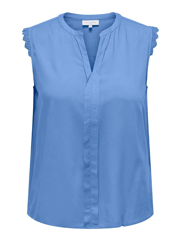 ONLY Carmakoma Bluse in Blau günstig kaufen