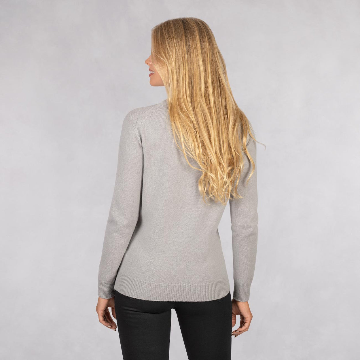 Wollpullover Rundhals Damen