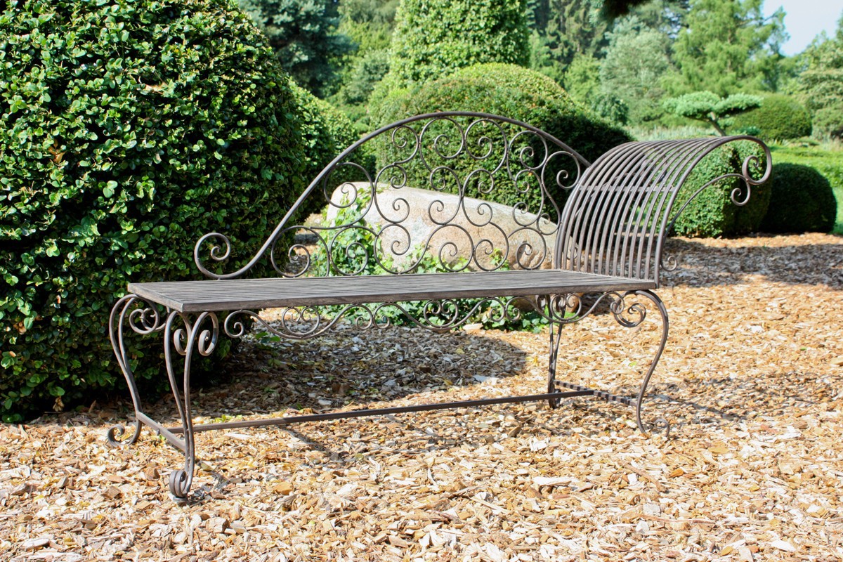 Garden Pleasure Gartenbank, Liegebank, Metall
