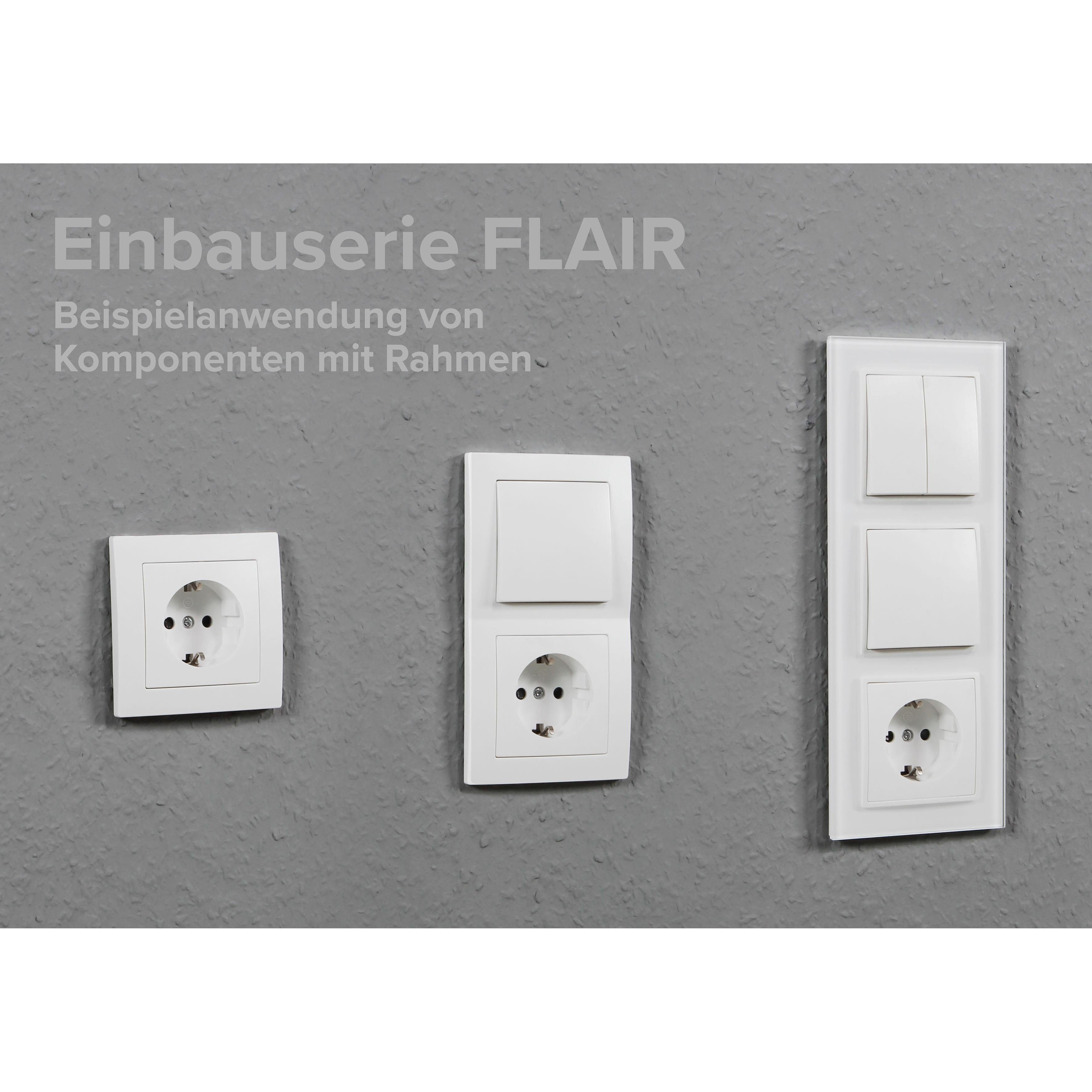 McPower Steckdose Schalter und Steckdosen Set McPower Flair Einsteiger, 16-teilig, weiß