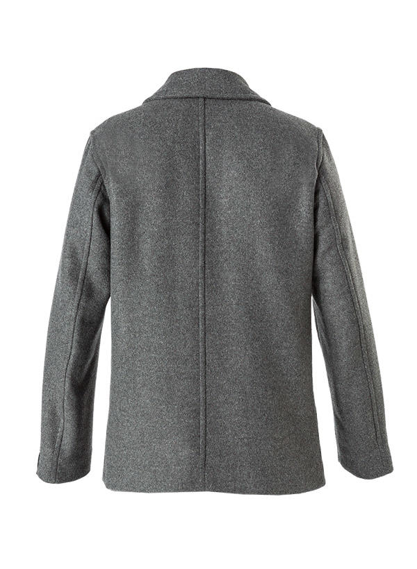 Marc O'Polo, Cabanjacke, Schurwolle, dunkelgrau