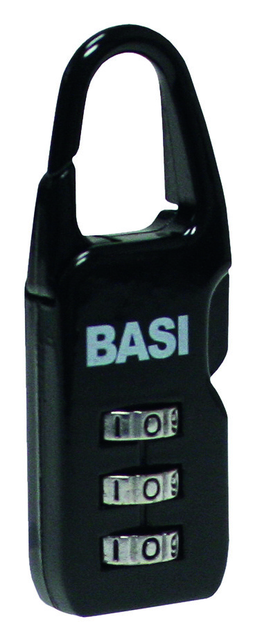 Basi Kofferschloss - KS 615 - Alu schwarz
