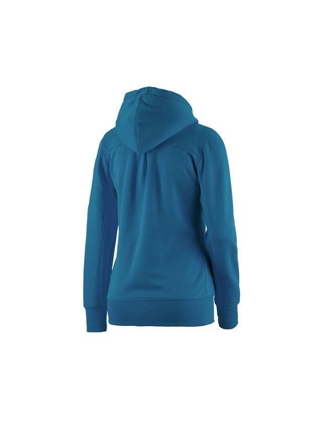 e.s. Hoody-Sweatjacke poly cotton, Damen