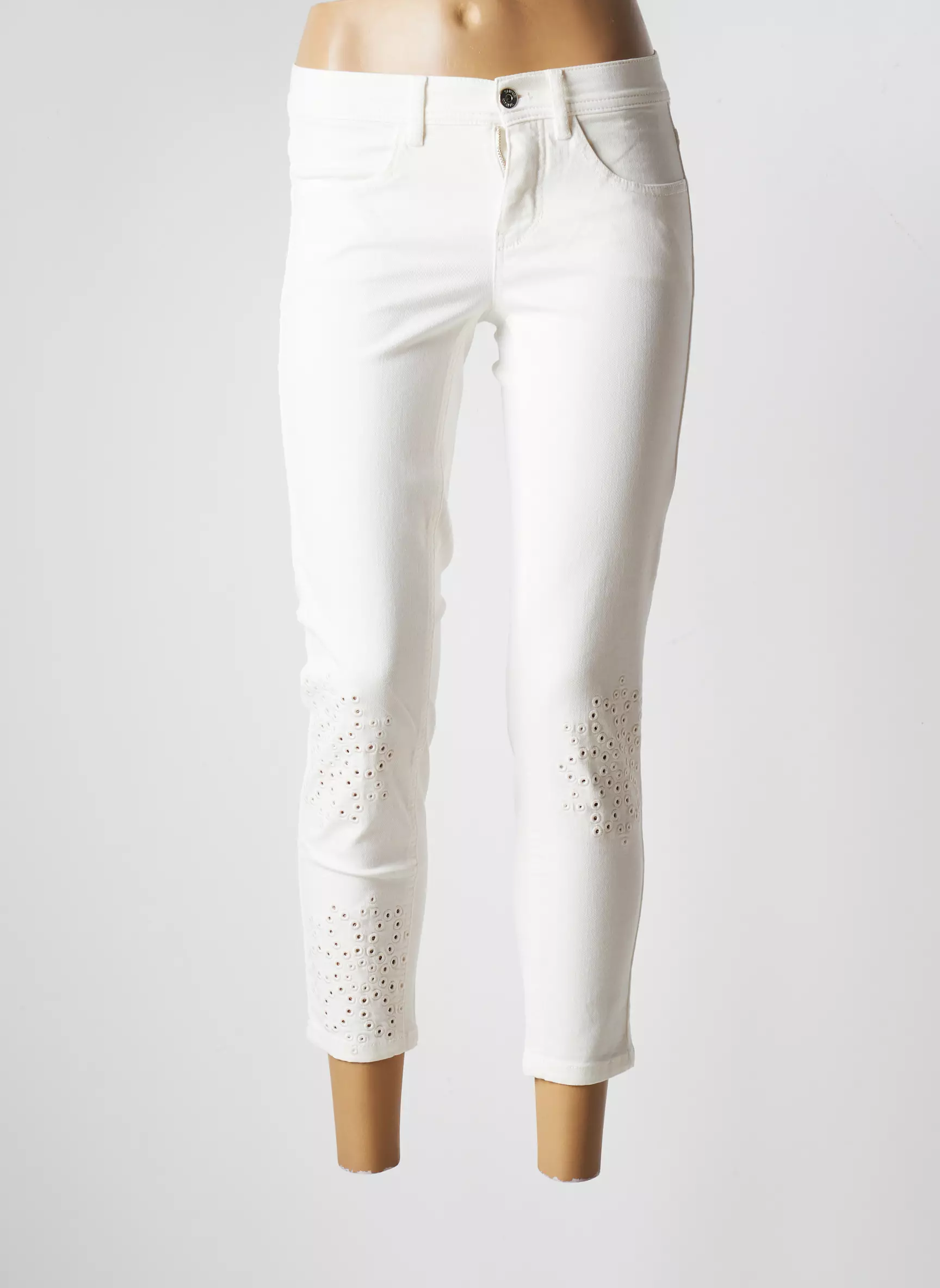 Taifun Pantalon7 8 Femme couleur beige