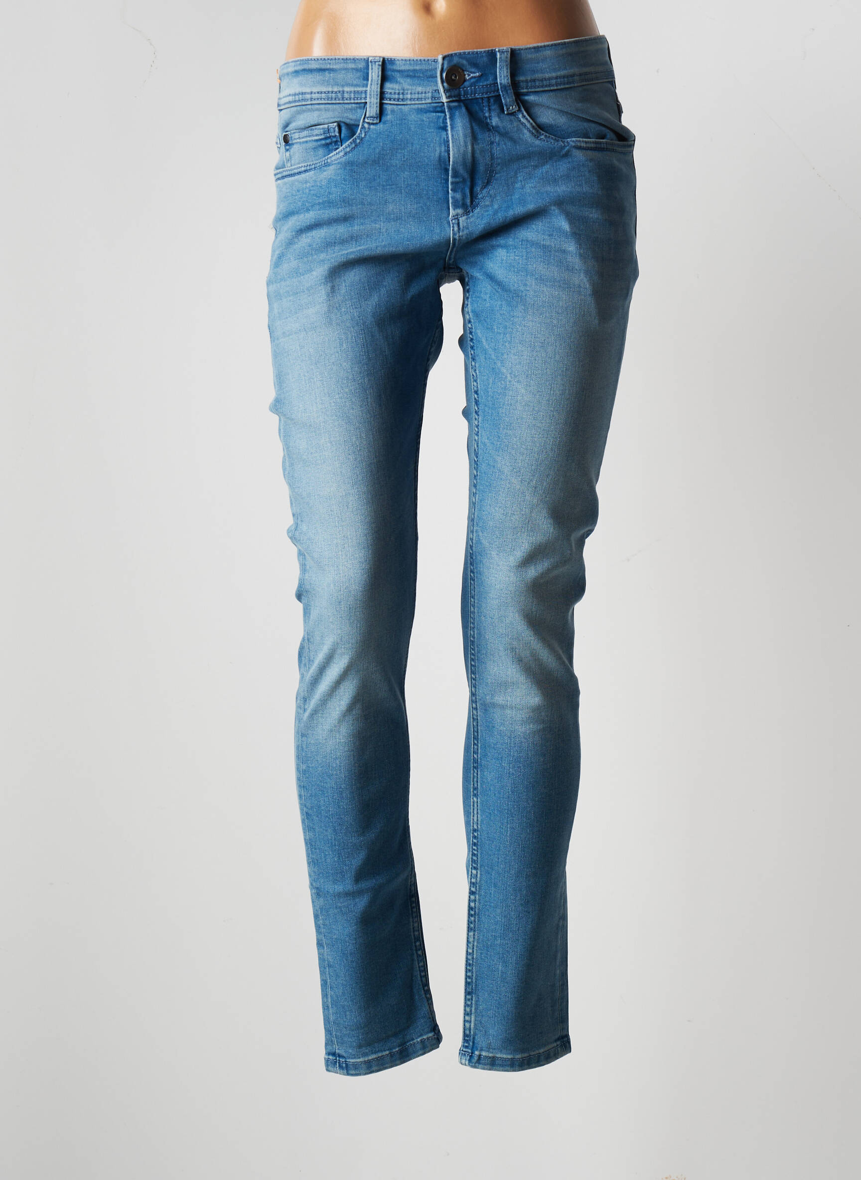 Bonobo Jeans Skinny Femme couleur bleu