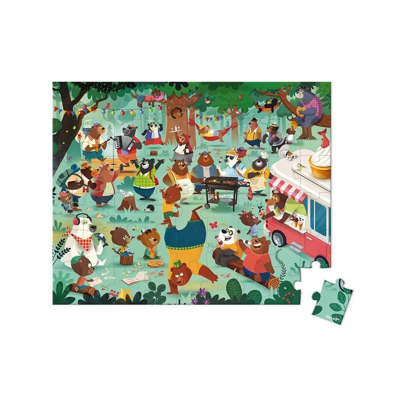 Puzzle la cousinade des ours 54 pièces