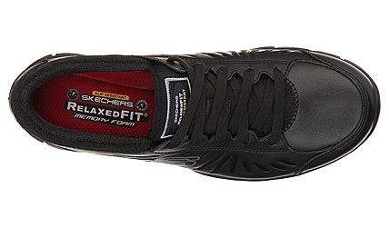 Skechers Eldred Schnürschuh Berufsschuh mit bequemer Memory Foam Innensohle