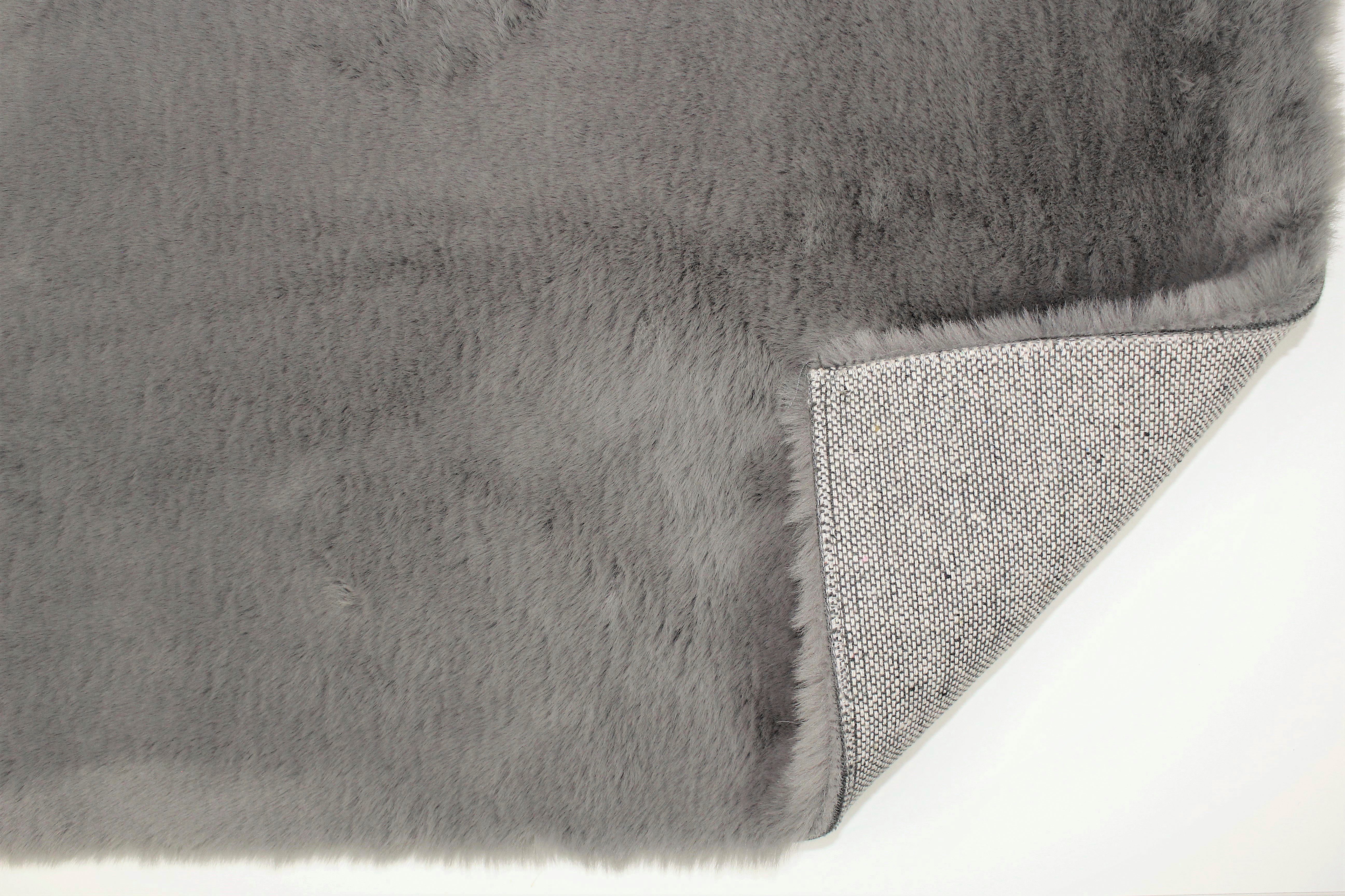 Fellteppich Roger, Dekowe, rechteckig, Höhe: 20 mm, Kunstfell, Kaninchenfell-Haptik, weich - ein echter Kuschelteppich