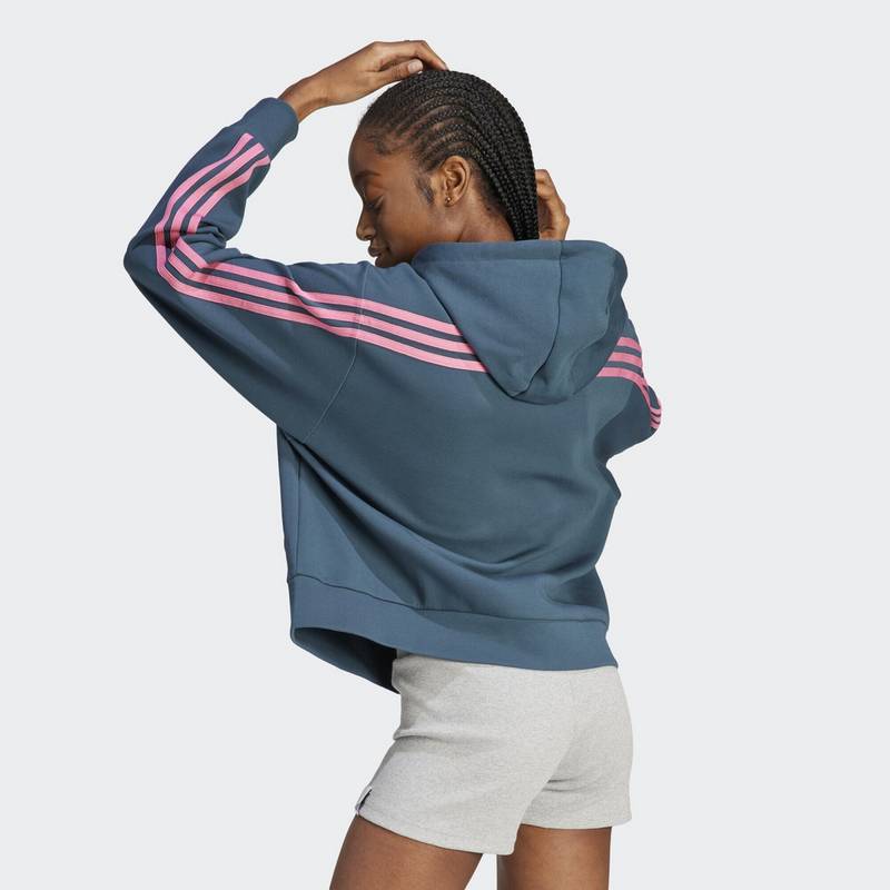 adidas Future Icons 3-Streifen Kapuzenjacke Sweatjacke Damen
