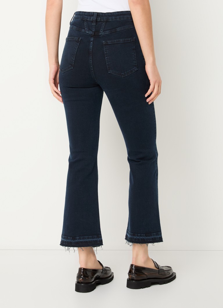 CLOSED Hi-Sun high waist flared cropped jeans made of organic cotton