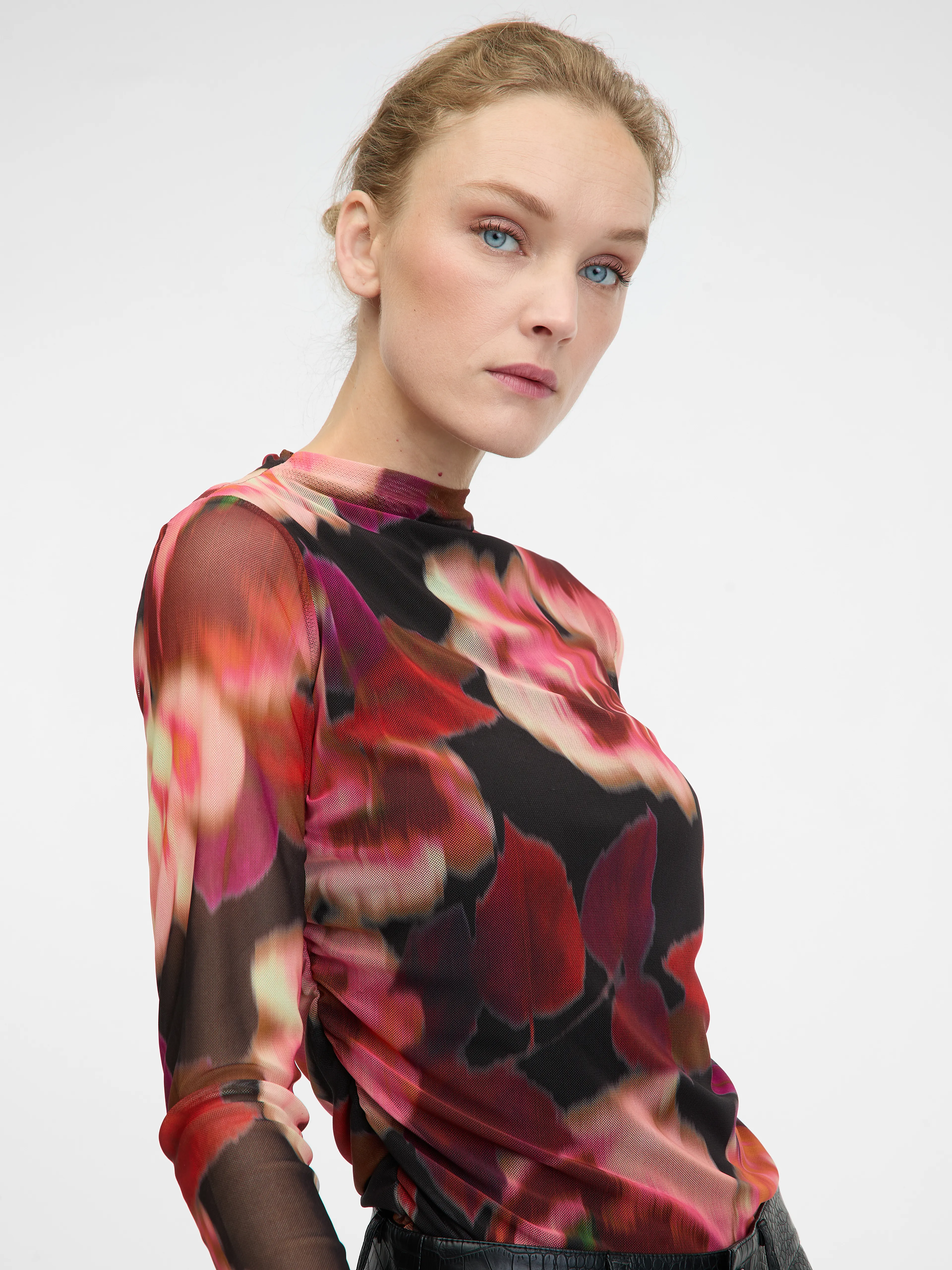 Rotes Damen-Langarm-T-Shirt ORSAY