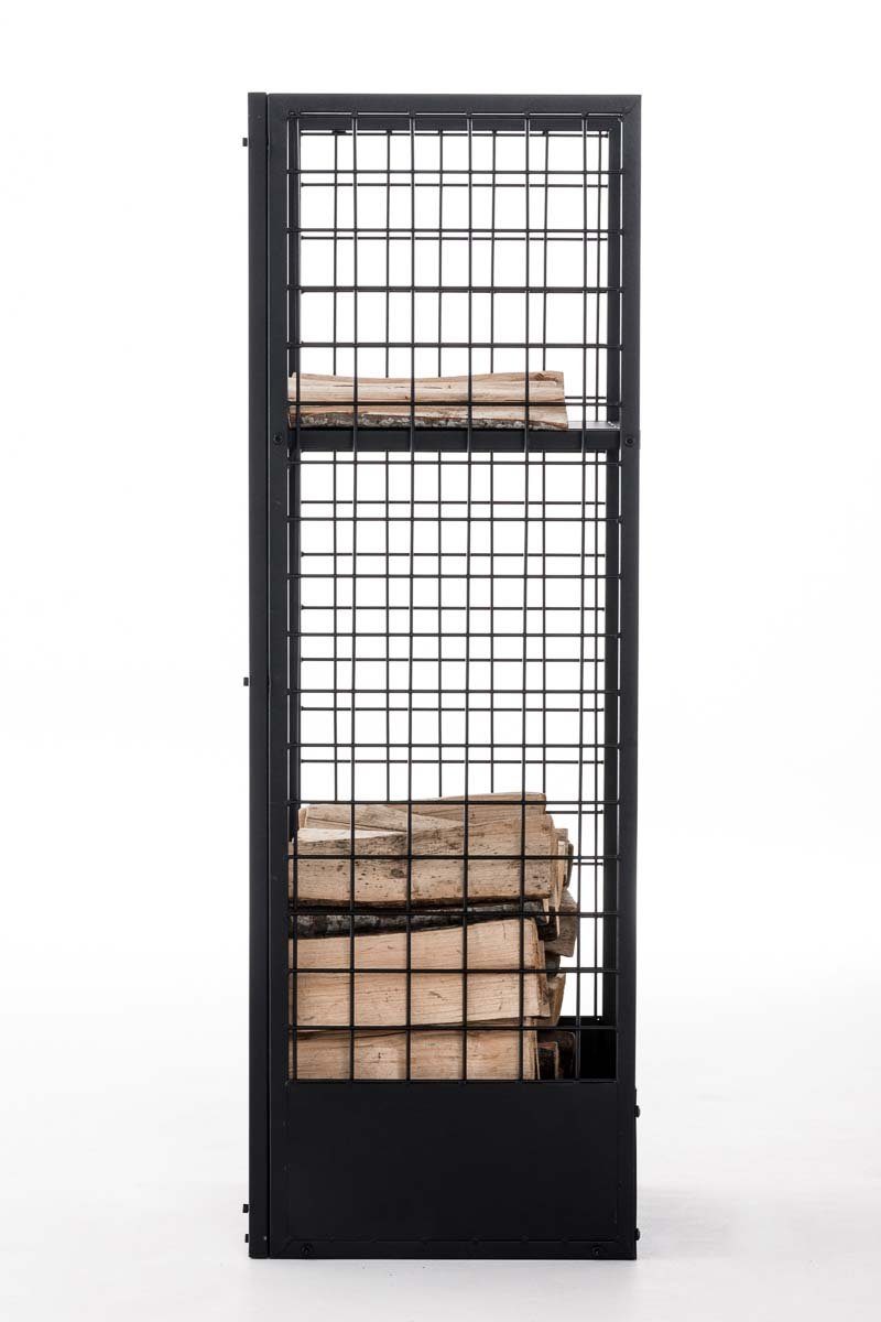 CLP Kaminholzregal Forrest, BxTxH:40x40x120 cm, Metall, schwarz