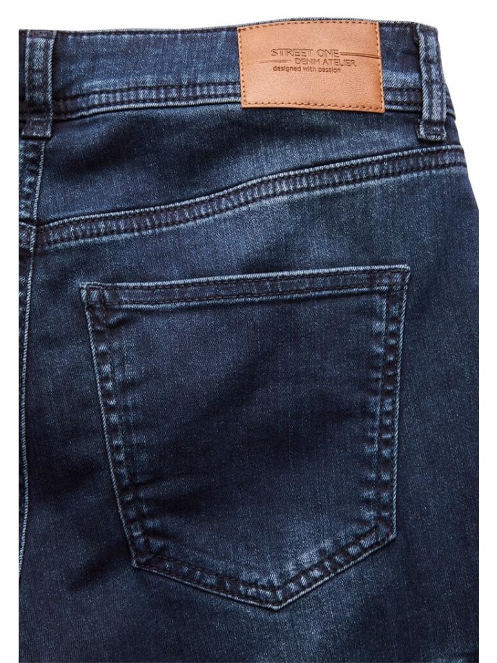 Street One Jeans in blue black wash günstig kaufen