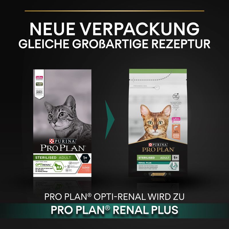 PURINA PRO PLAN Sterilised Adult Renal Plus Lachs | bitiba %