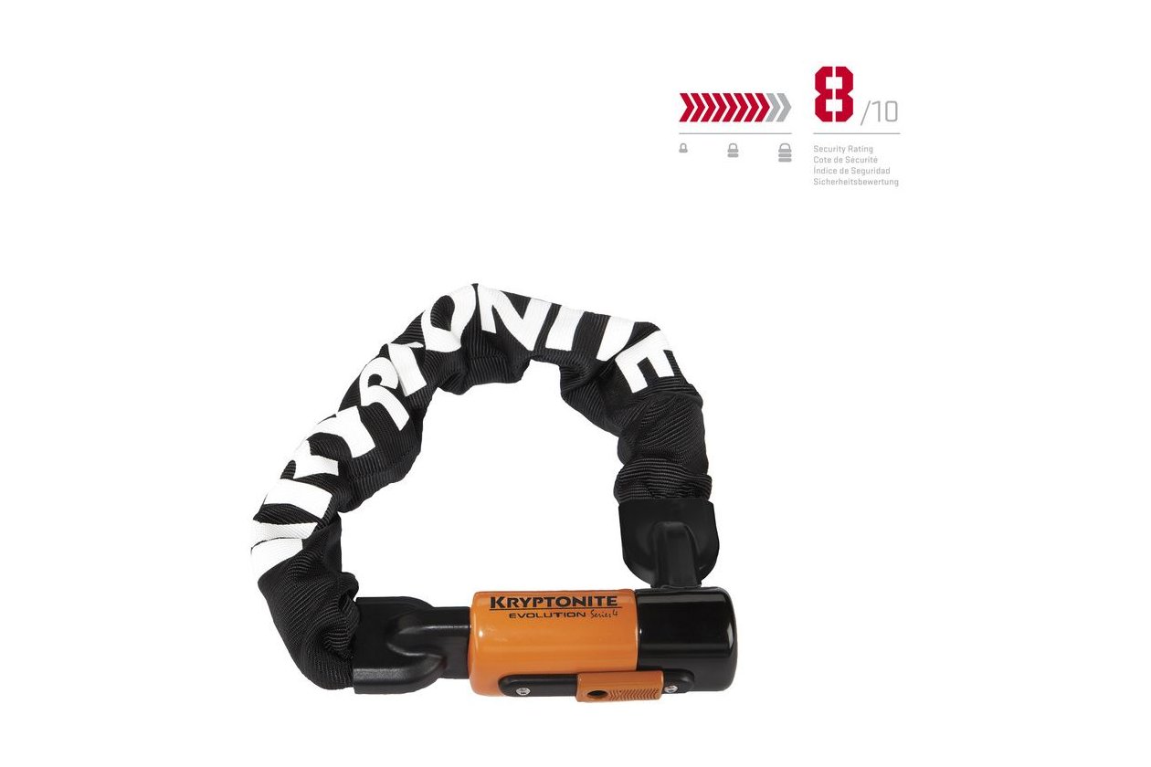 Kryptonite Evolution Series 4 Integrated Chain 1055 Mini Kettenschloss