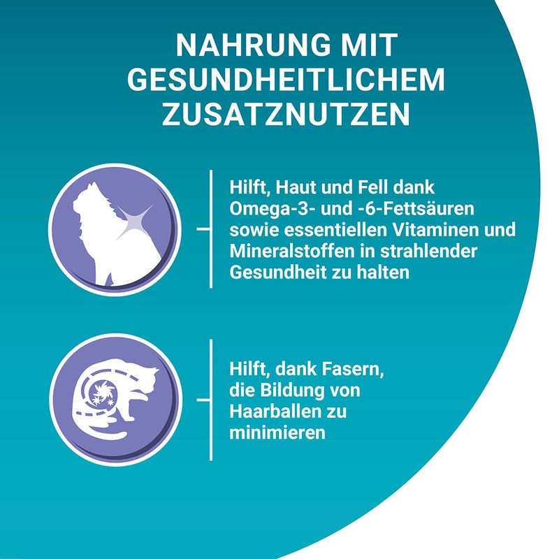 PURINA ONE Coat & Hairball mit Huhn & grünen Bohnen
