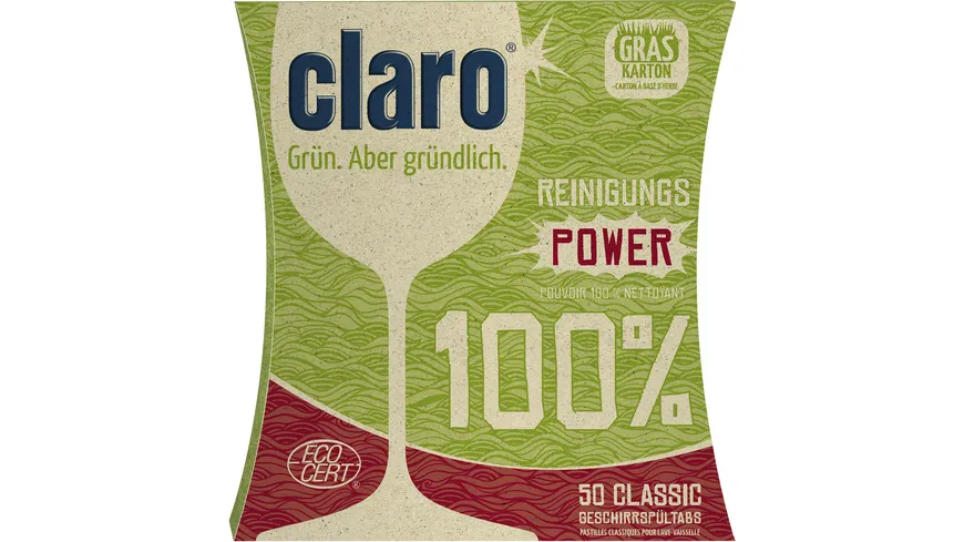 claro Geschirrspültabs 100% Classic