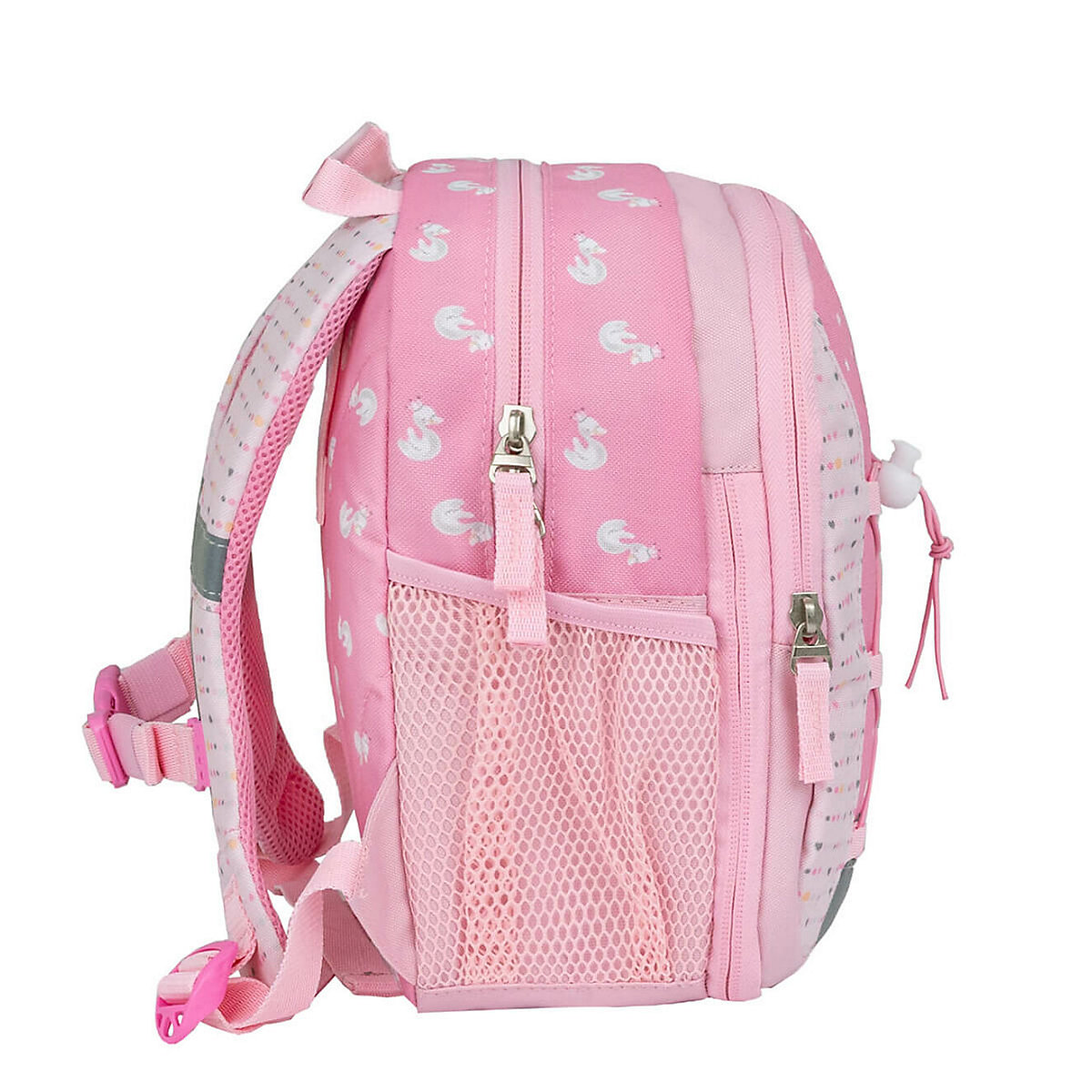 Kindergartenrucksack Mini Kiddy Kindergartenrucksack für 1-3 Jährige Kinder mit Brustgurt pink